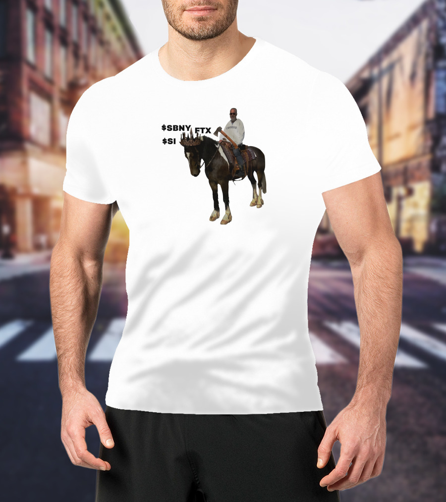 The Triple Crown $Sbny $Si Ftx Cryptocurrency Horse Rider T-Shirt
