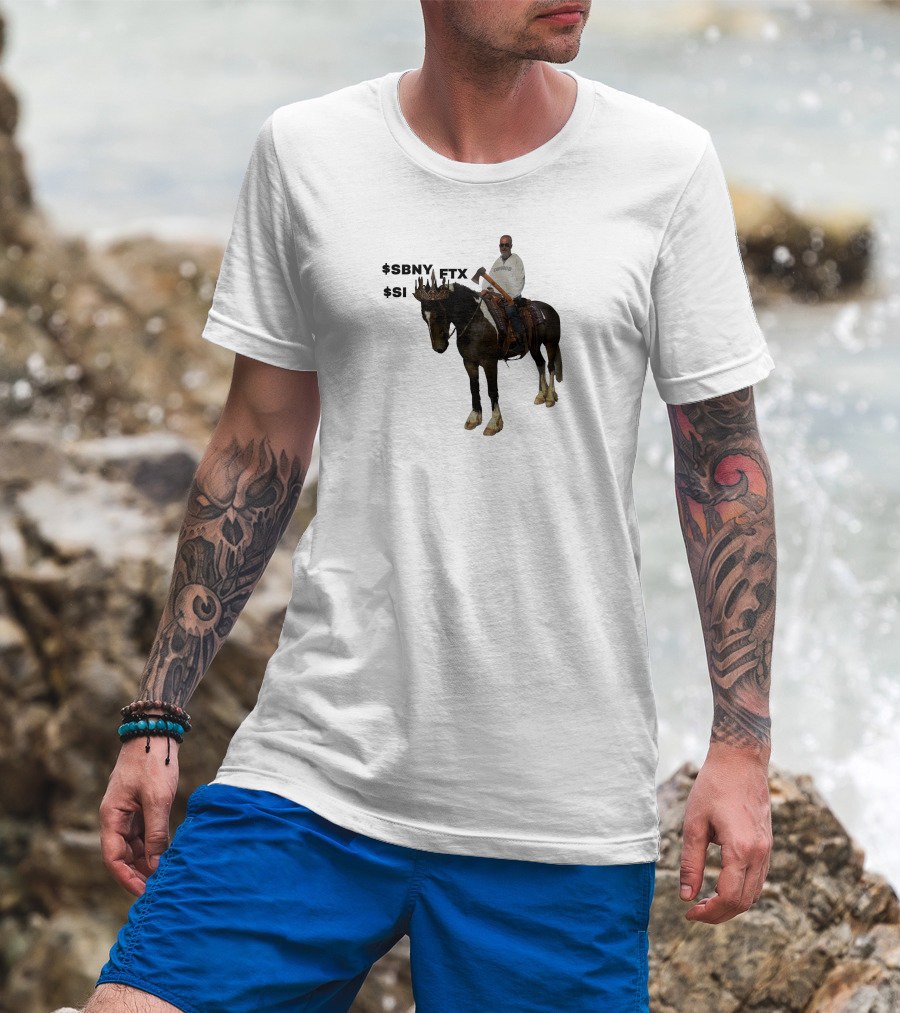 The Triple Crown $Sbny $Si Ftx Cryptocurrency Horse Rider T-Shirt