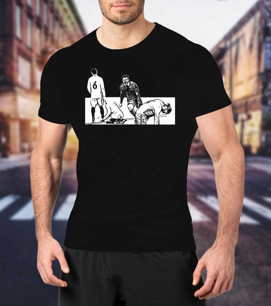 The Madrid Dagger Football Moment Iconic Victory Scene T-Shirt