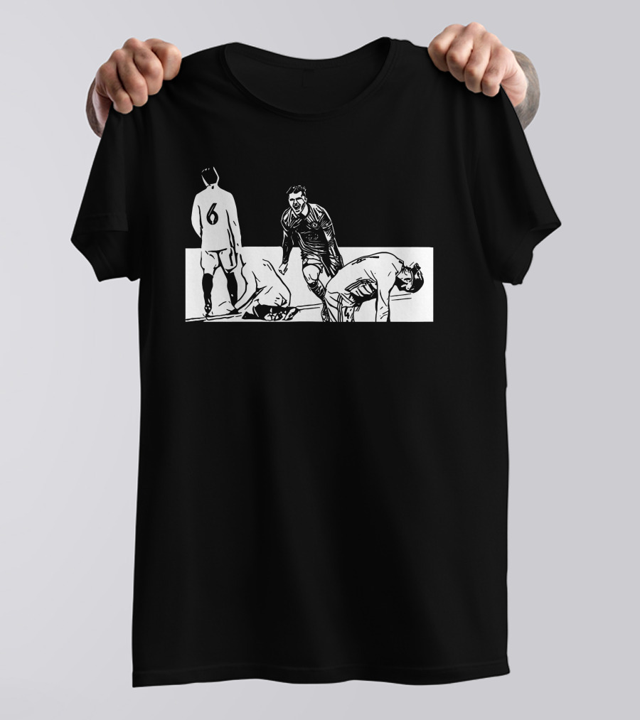 The Madrid Dagger Football Moment Iconic Victory Scene T-Shirt