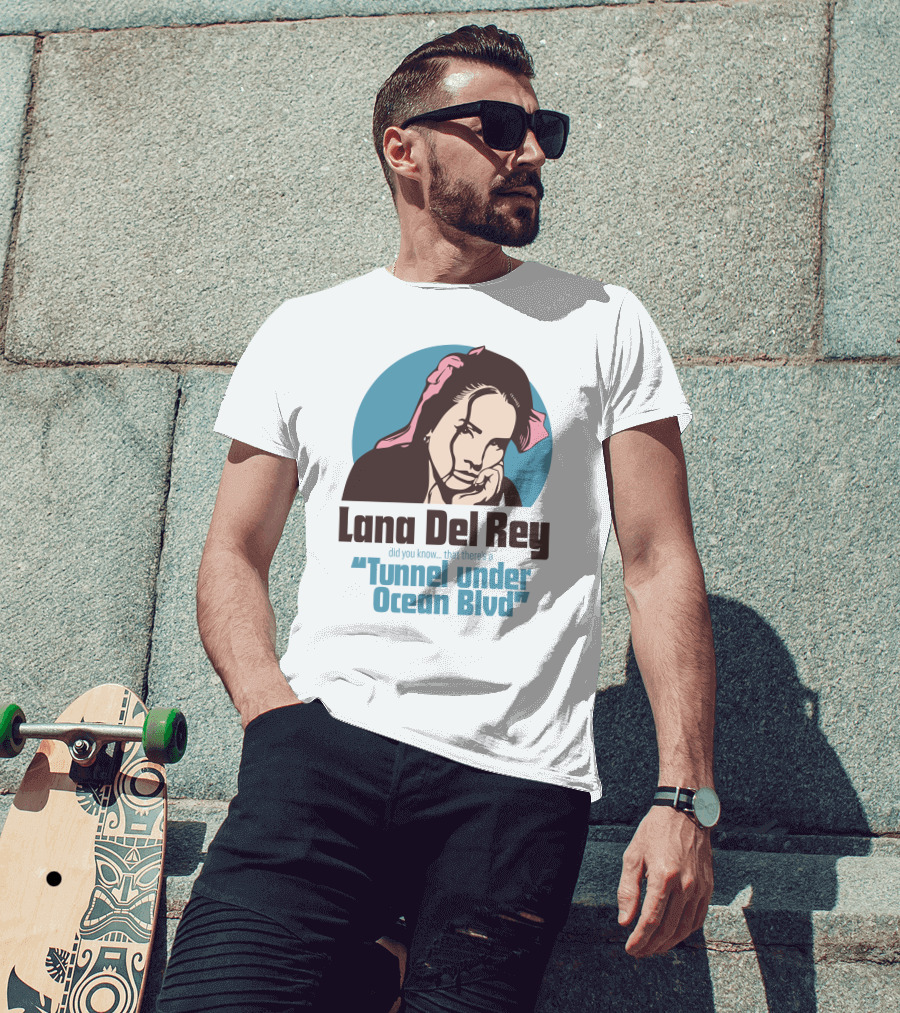 Lana Del Rey Did You Know That There's A Tunnel Under Ocean Blvd T-Shirt