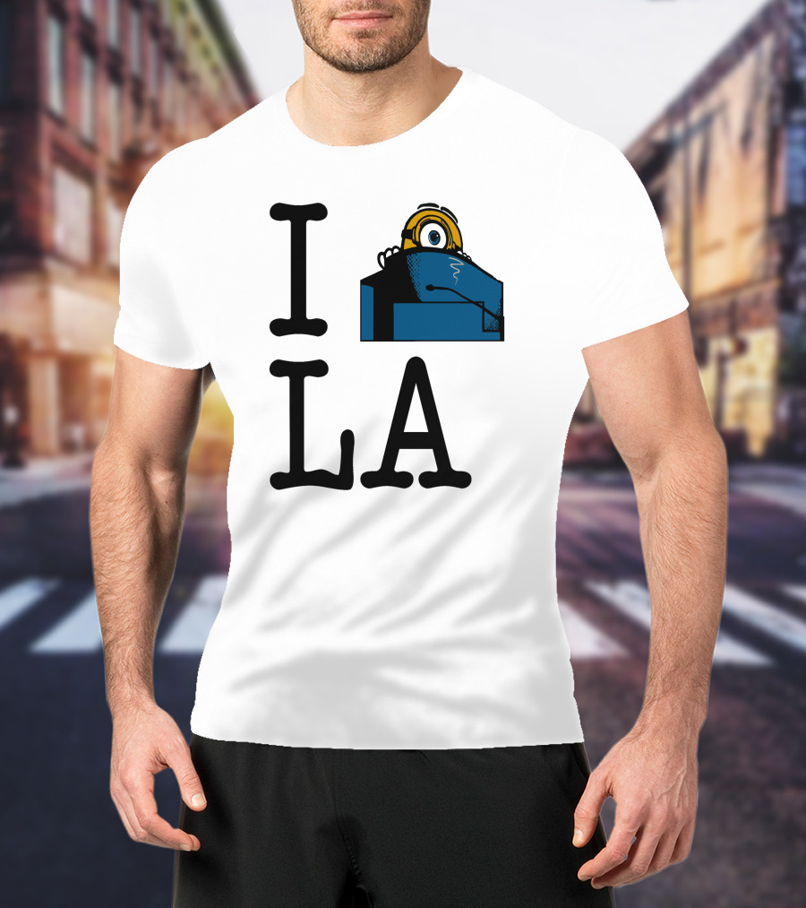 I Love Yellow Guy LA T-Shirt