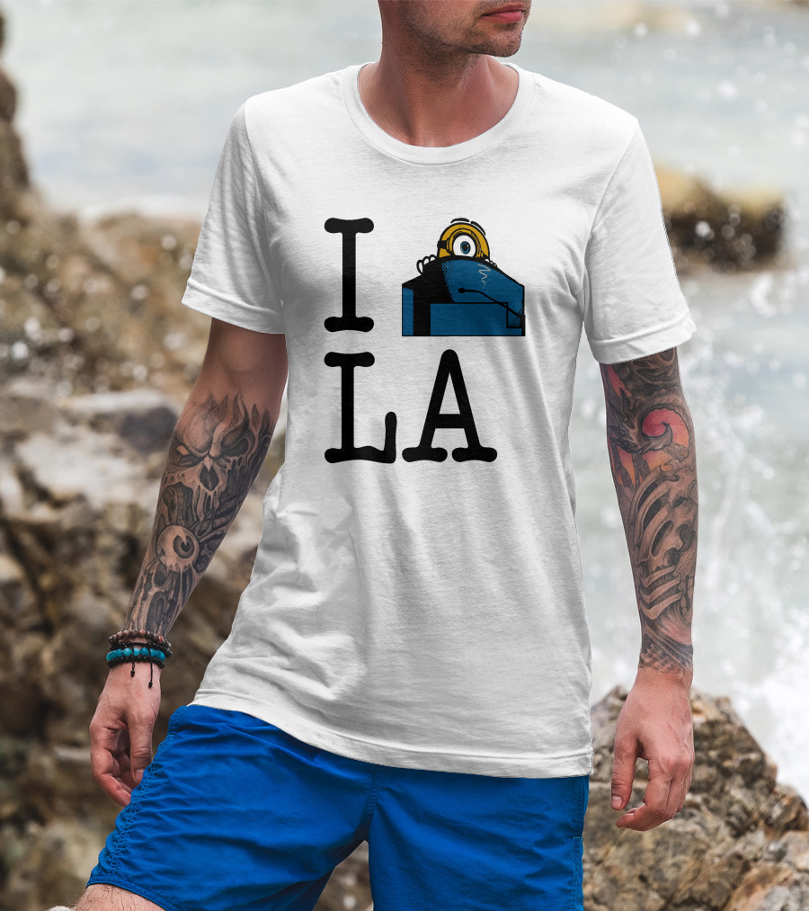 I Love Yellow Guy LA T-Shirt