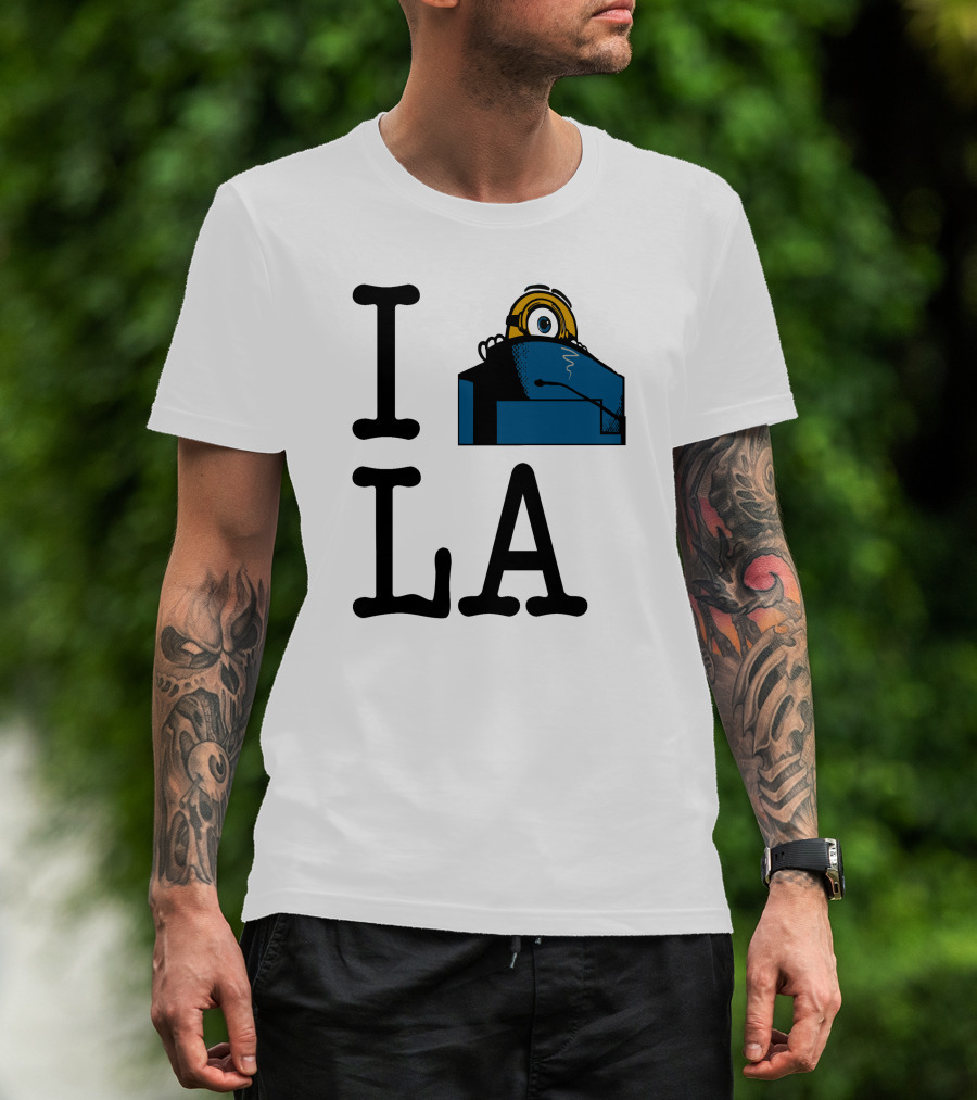 I Love Yellow Guy LA T-Shirt