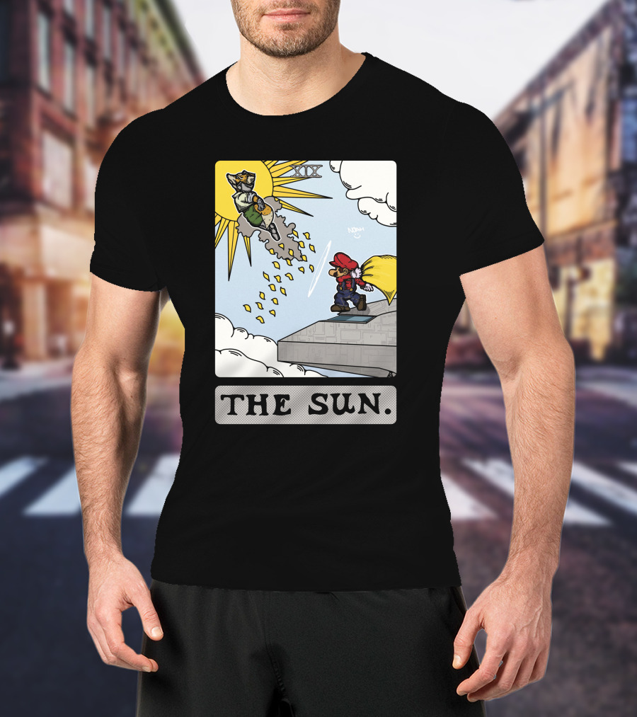 Noah The Sun XIX Tarot Mario T-Shirt
