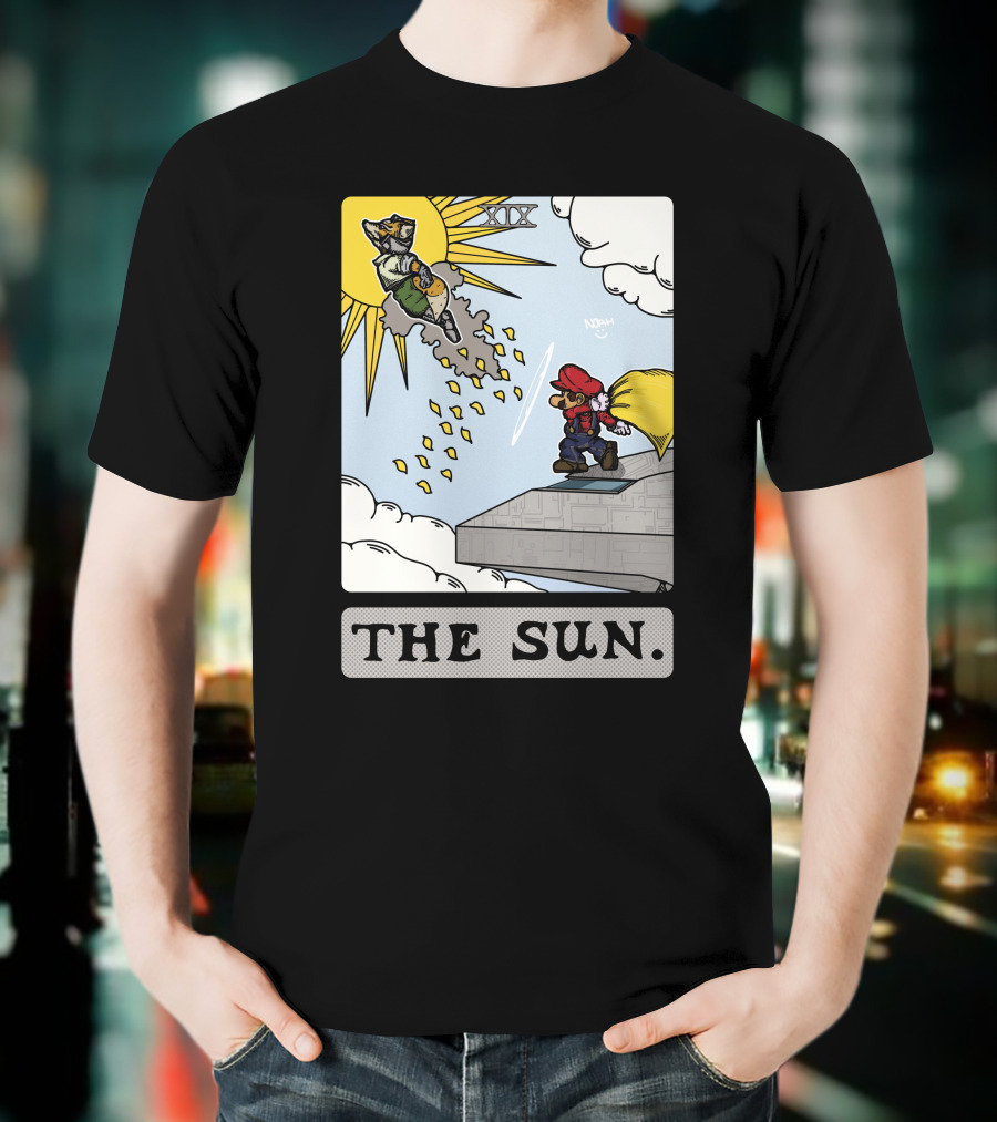 Noah The Sun XIX Tarot Mario T-Shirt