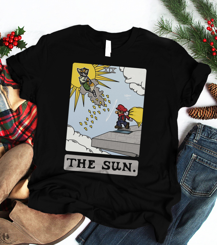 Noah The Sun XIX Tarot Mario T-Shirt
