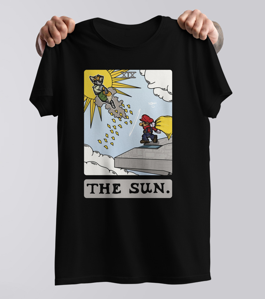 Noah The Sun XIX Tarot Mario T-Shirt
