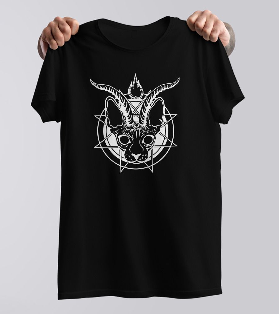 Intergalactic Kegger Baphomet Goat Pentagram T-Shirt