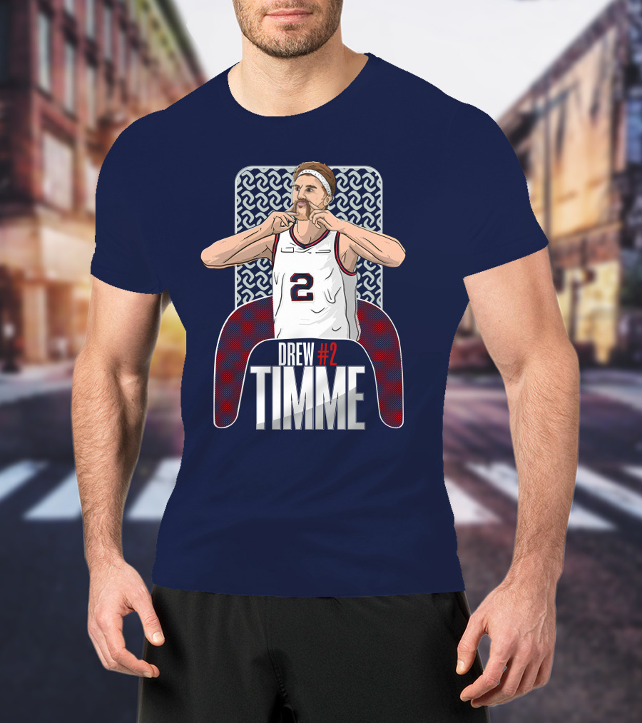 Drew Timme #2 Basketball Player T-Shirt