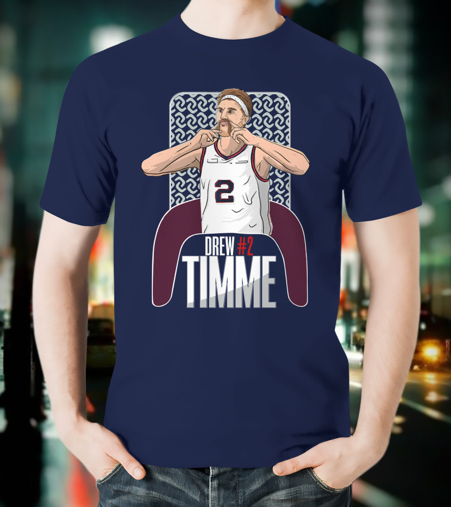 Drew Timme #2 Basketball Player T-Shirt