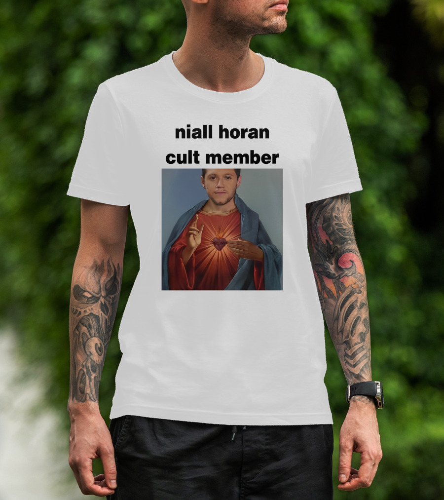 Niall Horan Cult Member Sacred Heart T-Shirt