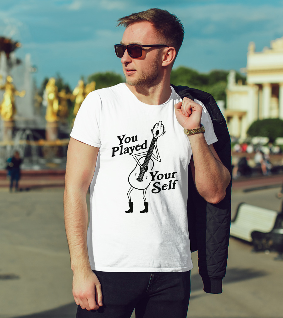 You Played Yourself Cartoon Guitar Character T-Shirt
