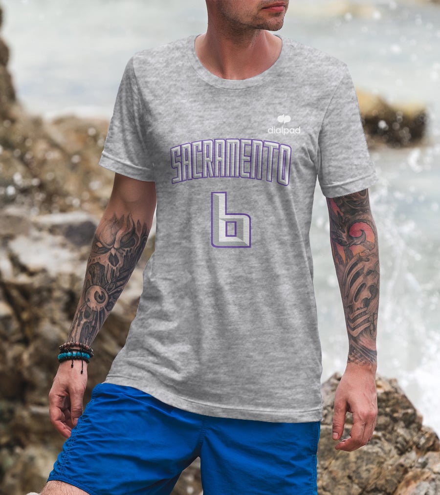 Dialpad Sacramento Basketball-Inspired Number 6 T-Shirt