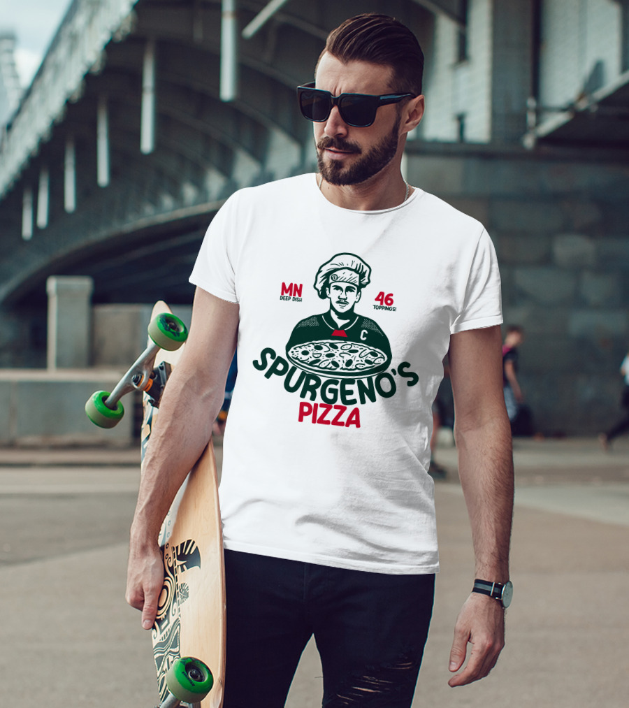 MN Deep Dish Spurgeno's Pizza 46 Toppings T-Shirt