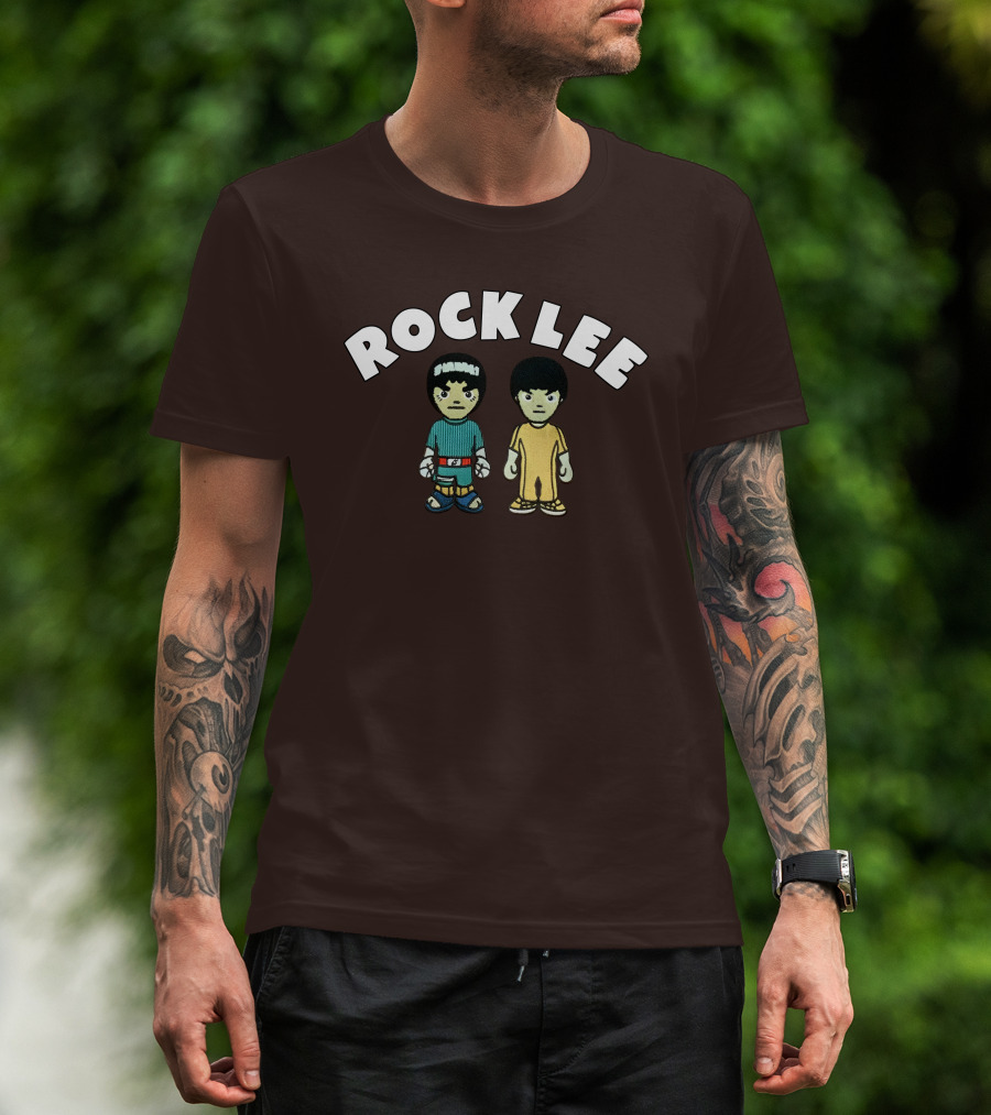 Rock Lee Chenille Martial Arts Duo T-Shirt