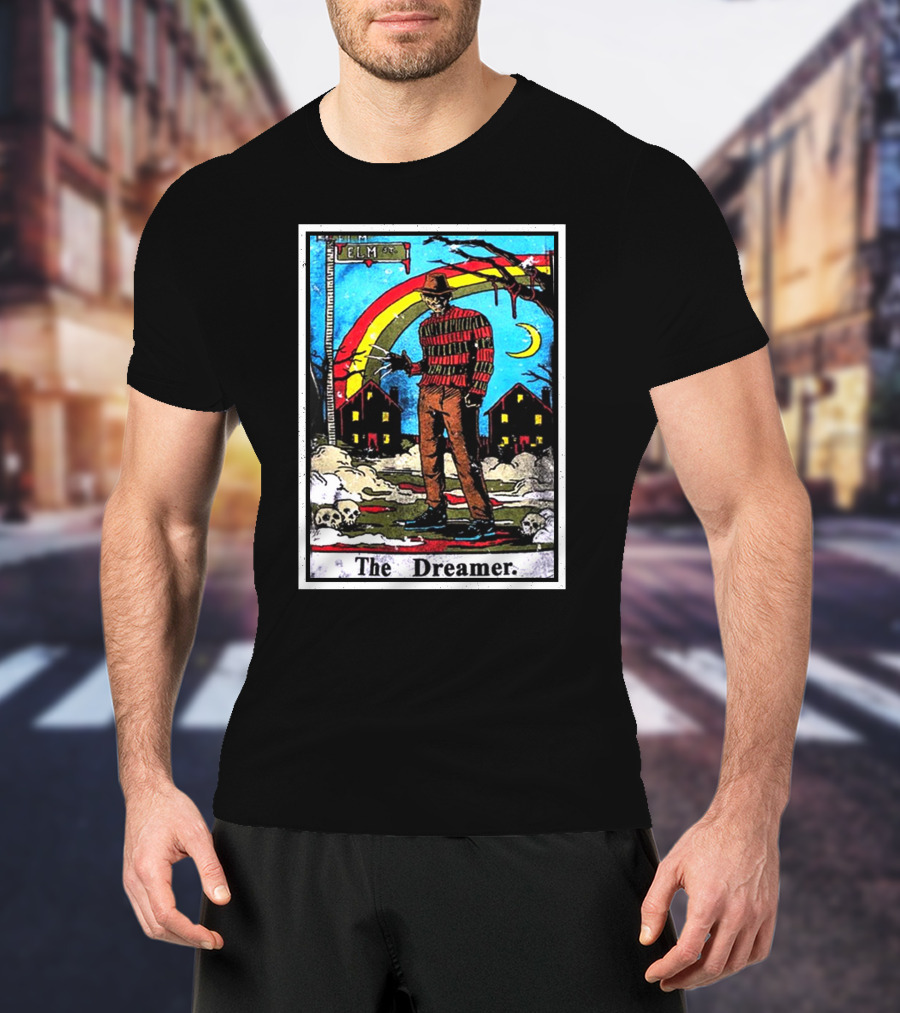 The Dreamer Elm Street Freddy Krueger Retro T-Shirt