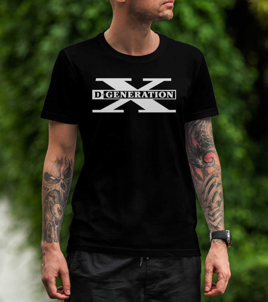 D-Generation X WWE Wrestling Iconic Logo Phrase T-Shirt