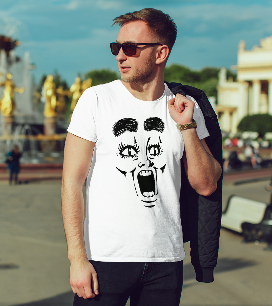 Represent Gasp Bold Expression Face T-Shirt