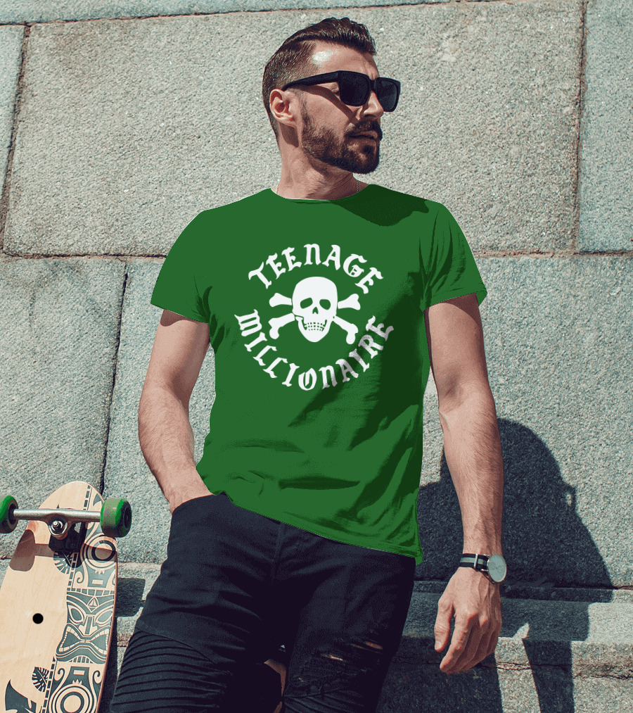 Teenage Millionaire Skull And Crossbones Classic T-Shirt