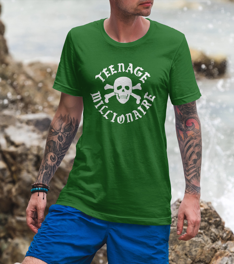 Teenage Millionaire Skull And Crossbones Classic T-Shirt