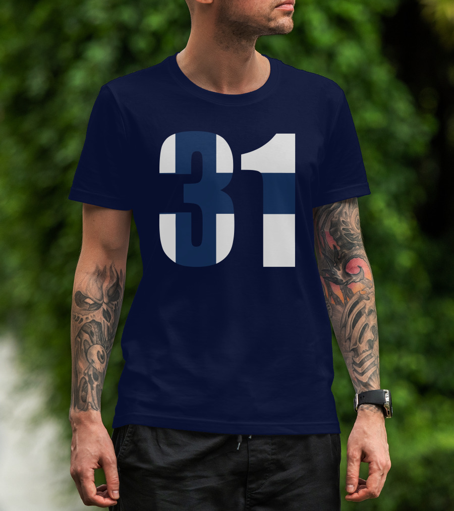 Nafo Finland 31 Finnish Flag Stripes T-Shirt