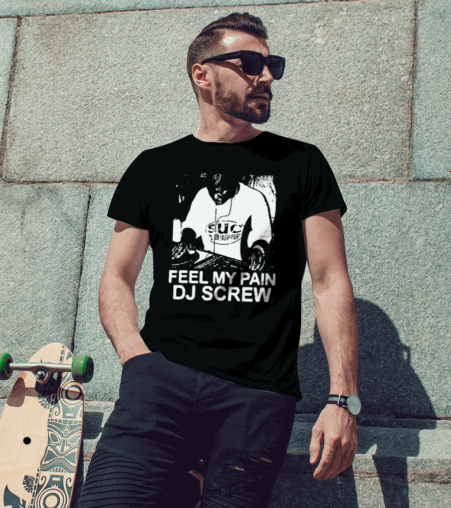 Feel My Pain DJ Screw S.U.C Tattoo T-Shirt