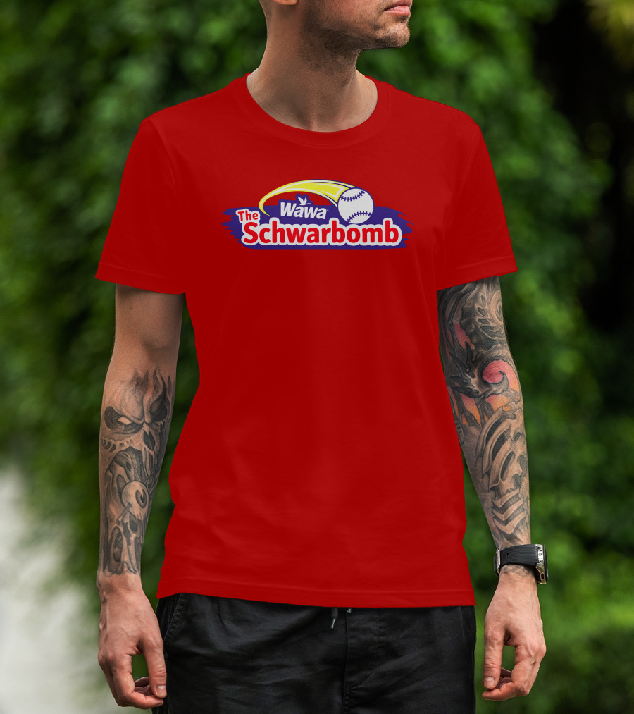 Wawa The Schwarbomb Baseball Iconic T-Shirt