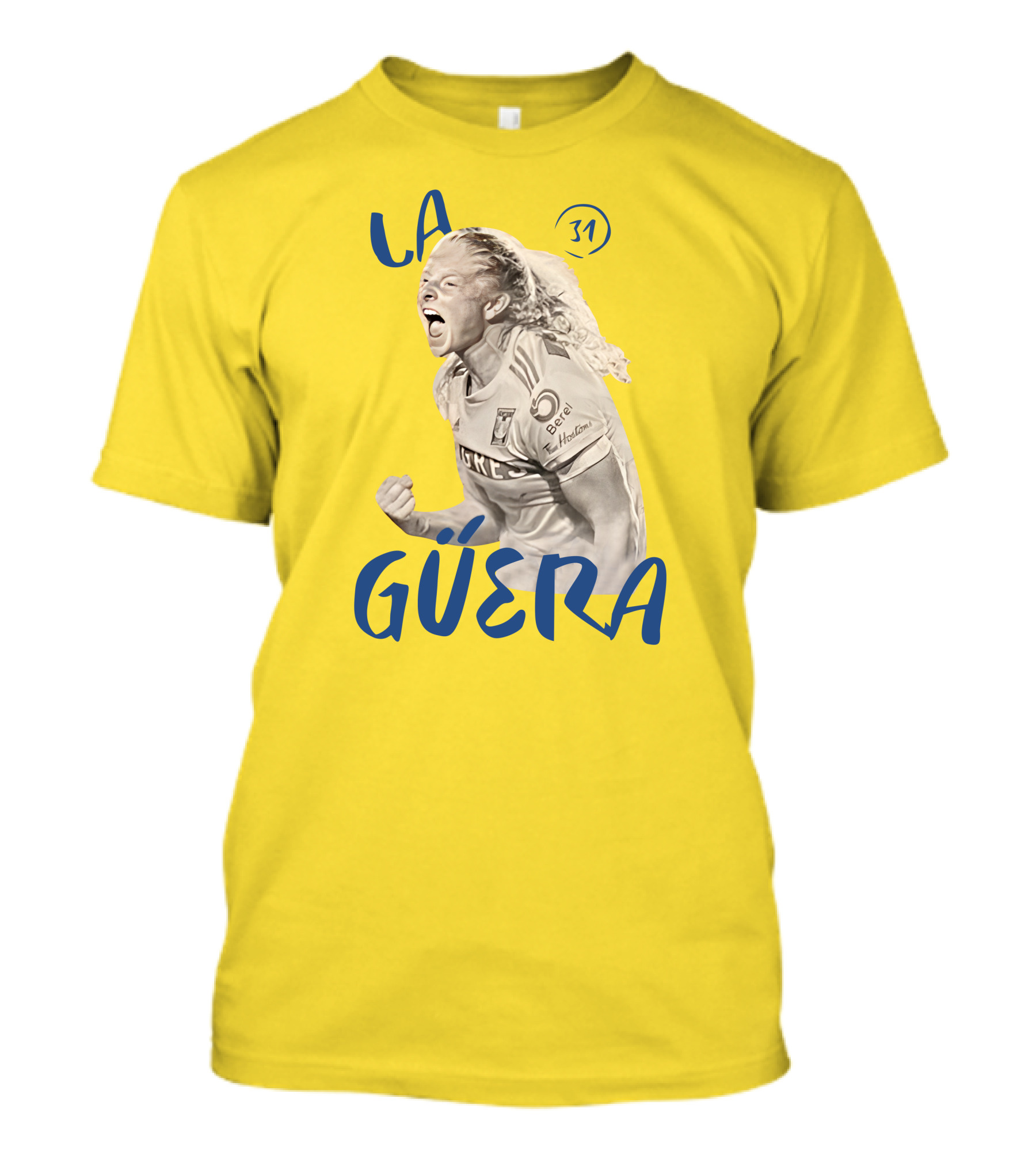 La Güera 31 Tigres Soccer T-Shirt