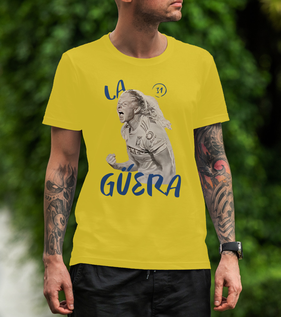 La Güera 31 Tigres Soccer T-Shirt