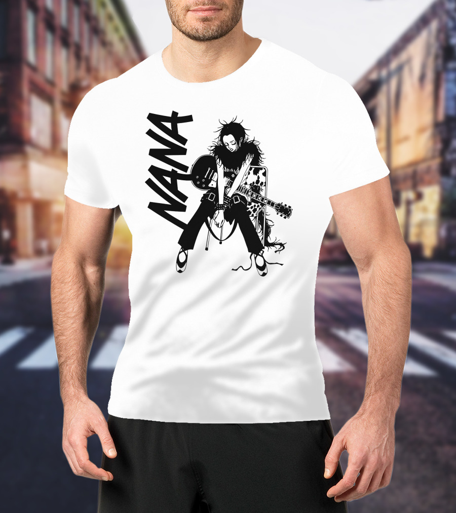Nana Osaki With Electric Guitar T-Shirt
