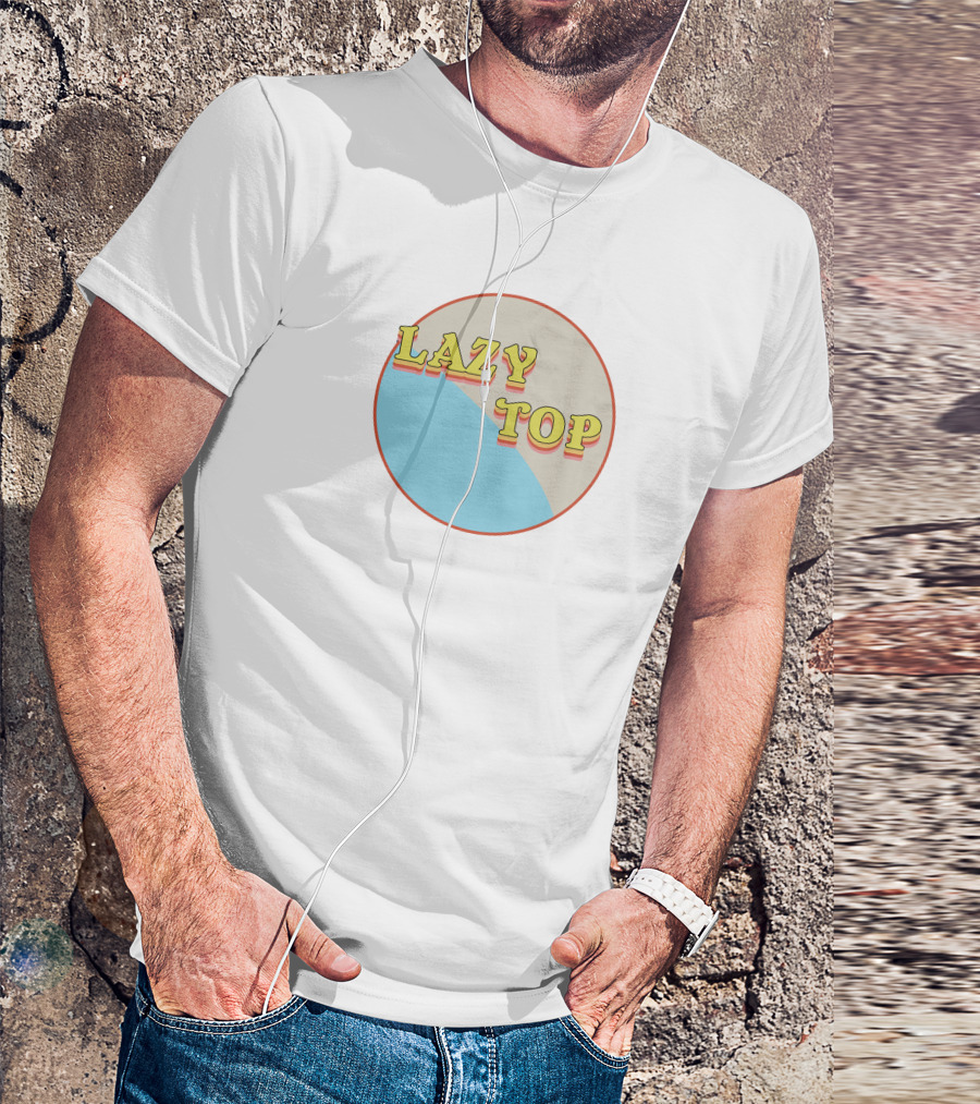 LAZY TOP Retro Circular T-Shirt