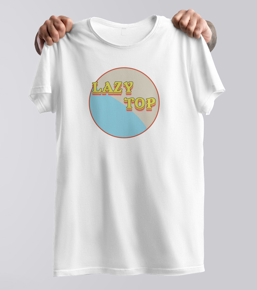 LAZY TOP Retro Circular T-Shirt
