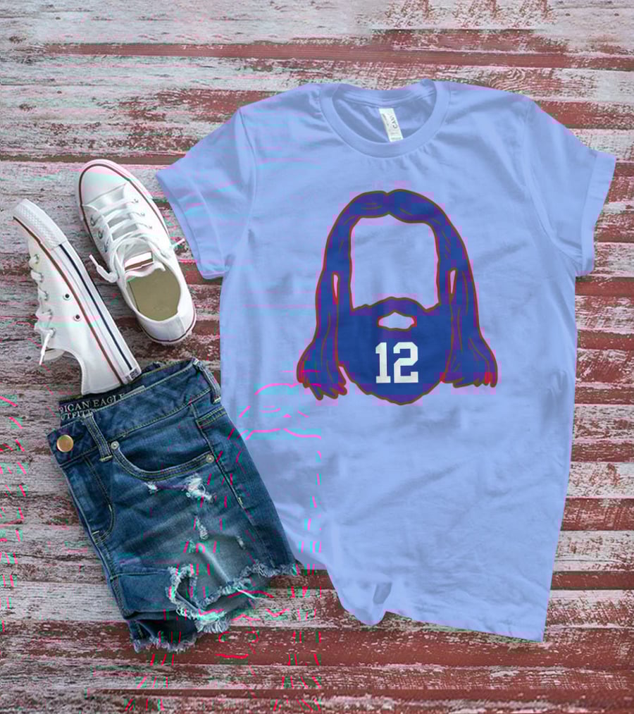 12 Blue Beard And Hair T-Shirt
