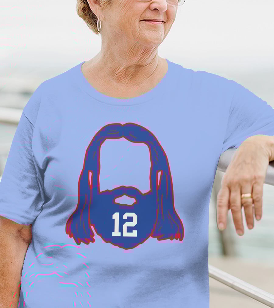 12 Blue Beard And Hair T-Shirt