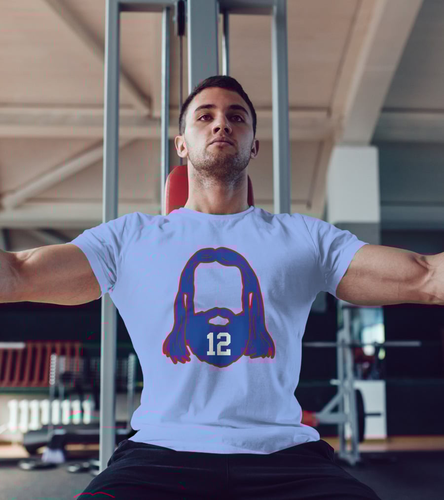 12 Blue Beard And Hair T-Shirt