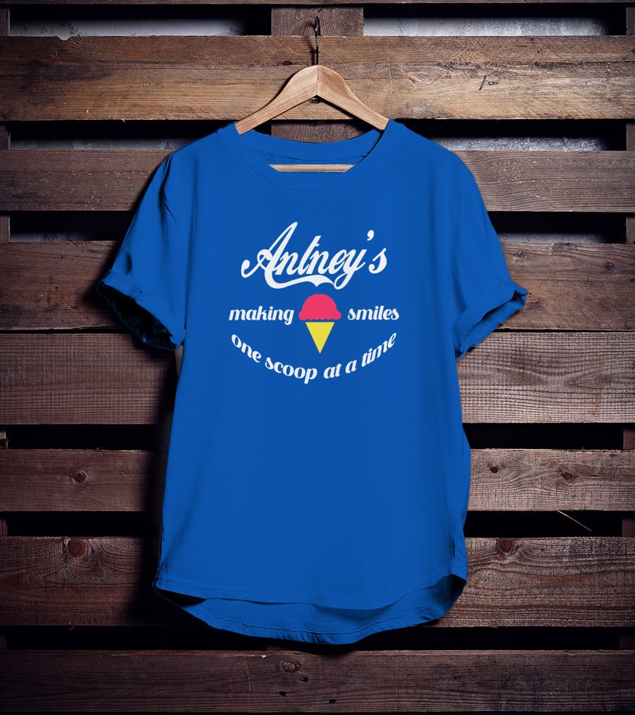 Antney's Ice Cream Making Smiles One Scoop At A Time T-Shirt