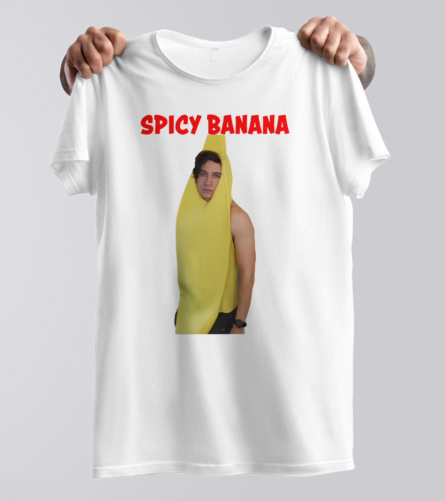 Spicy Banana Costume Humor With Thrasher Dan Vibes T-Shirt