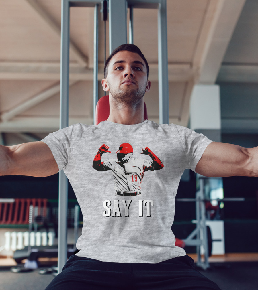 Say It Votto Still Bangs Baseball Tribute Iconic Player Number 19 T-Shirt