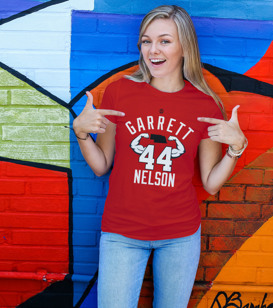 Garrett Nelson 44 Nebraska Strong T-Shirt