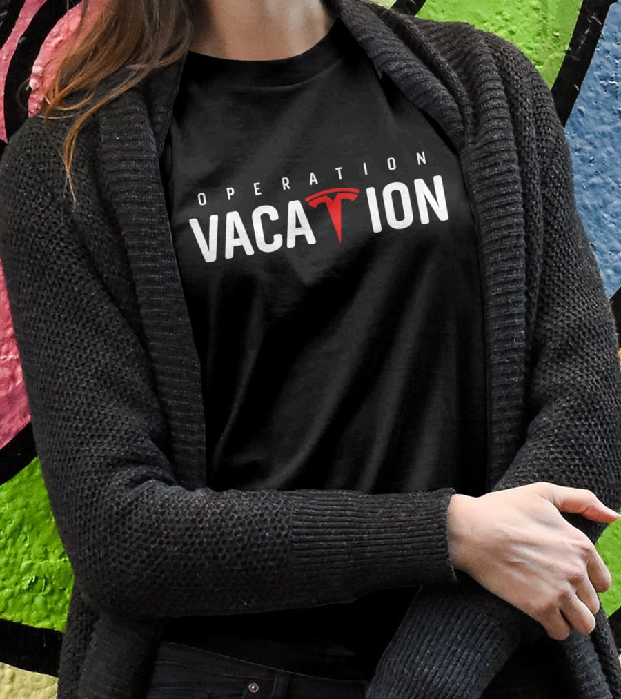 Operation Vacation Tesla T-Shirt