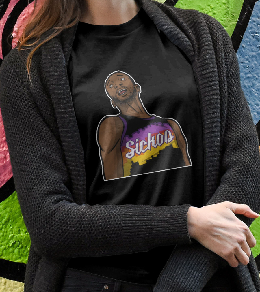 Sickos Retro Basketball Jersey Inspired Graphic T-Shirt