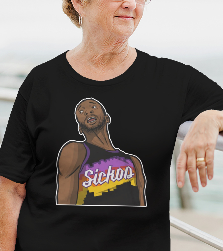 Sickos Retro Basketball Jersey Inspired Graphic T-Shirt