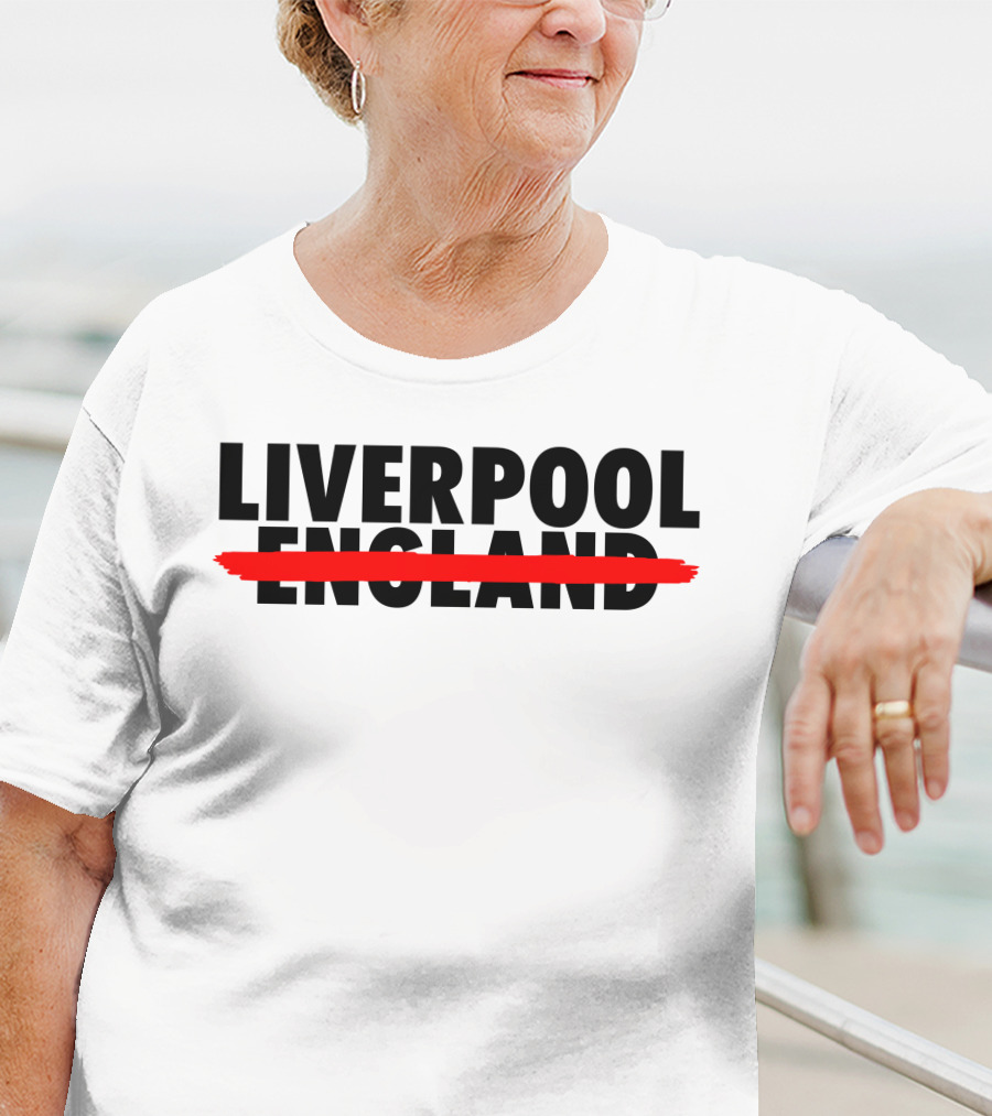 LIVERPOOL NOT ENGLAND PADDY THE BADDY T-Shirt