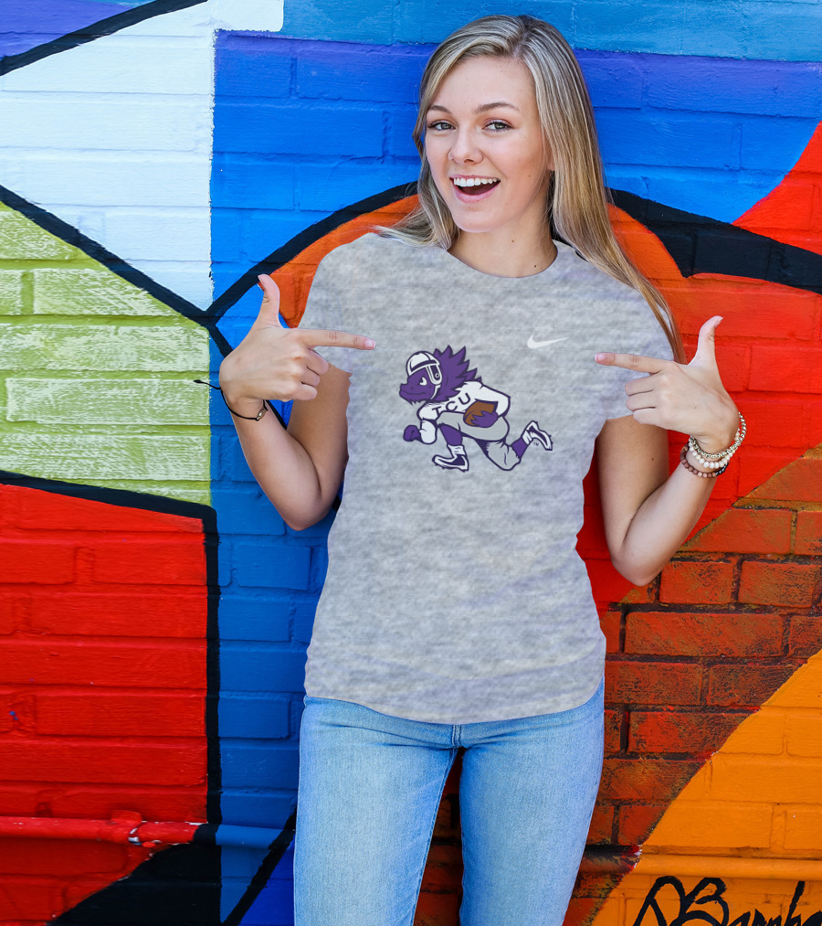 TCU Horned Frog Football Player T-Shirt