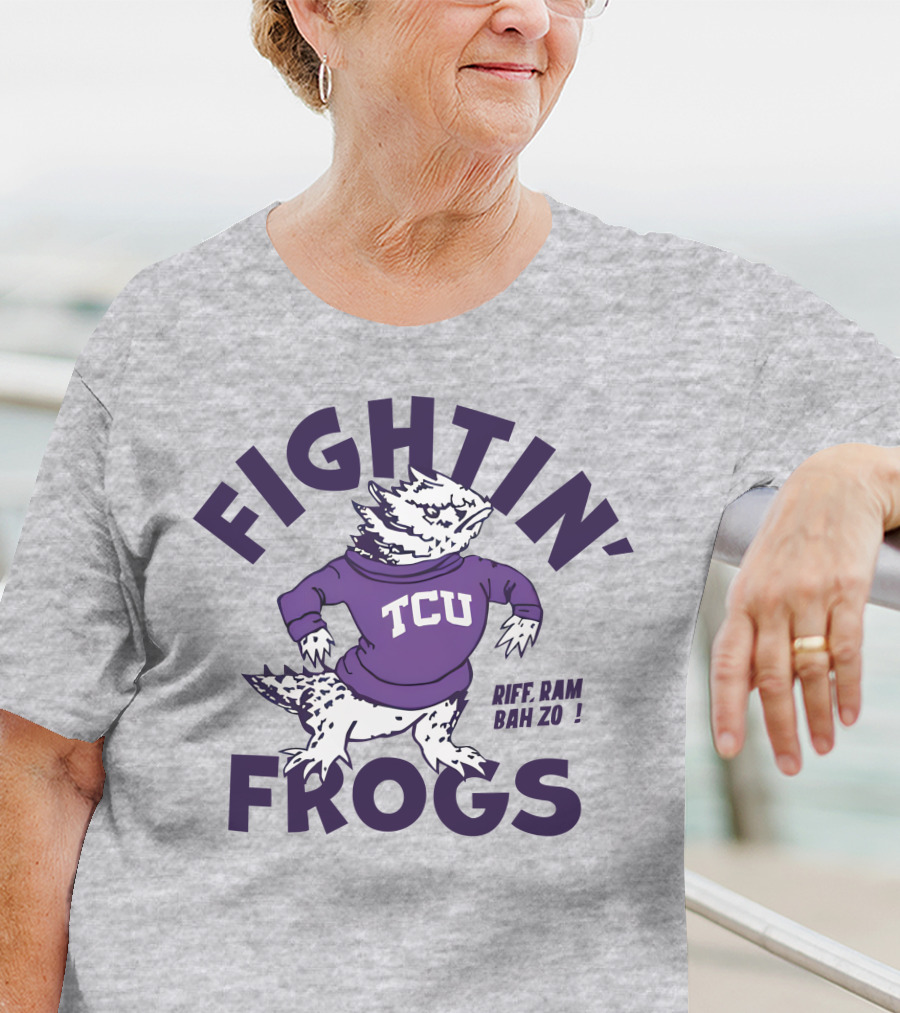 Fightin' Frogs TCU Riff Ram Bah Zo Vintage T-Shirt