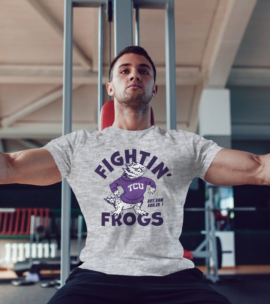 Fightin' Frogs TCU Riff Ram Bah Zo Vintage T-Shirt