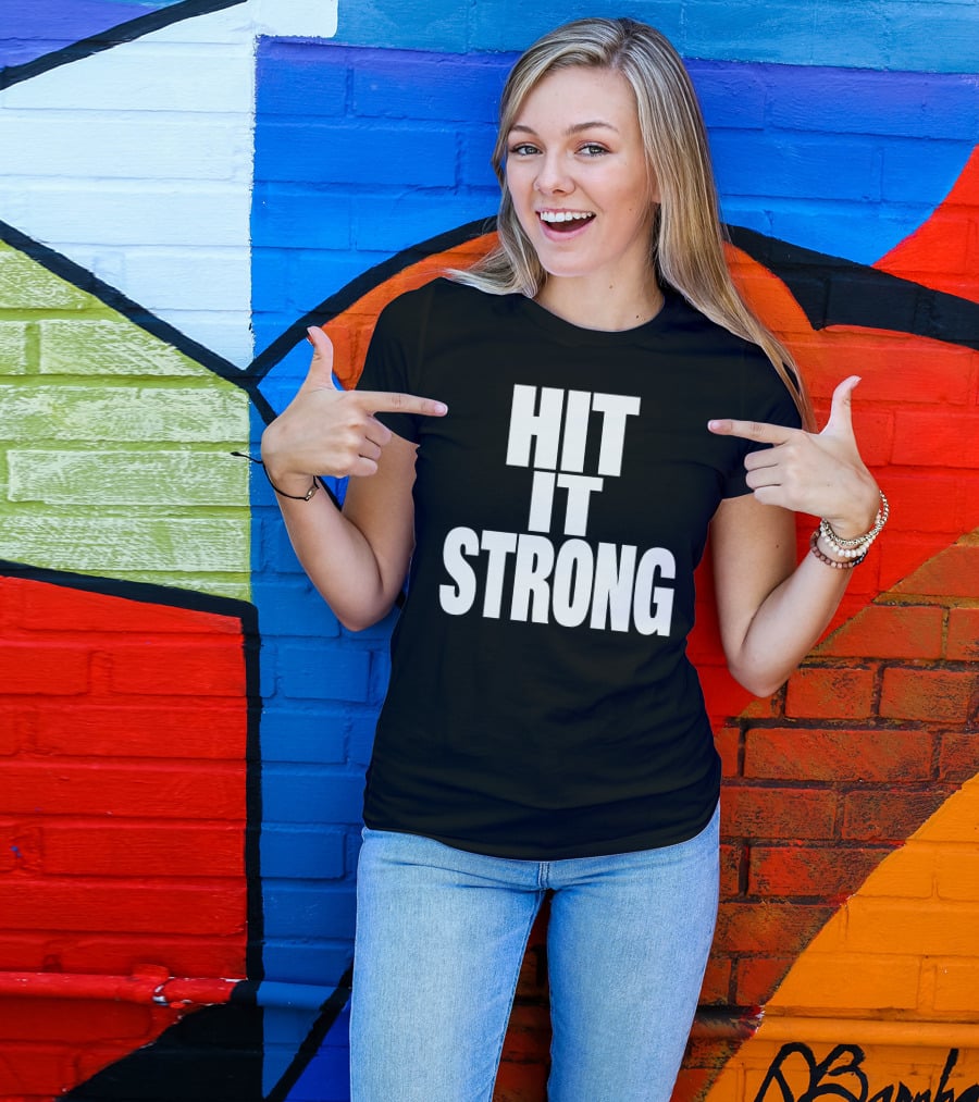 Public Enemies Podcast Hit It Strong Theenemiespe3 T-Shirt