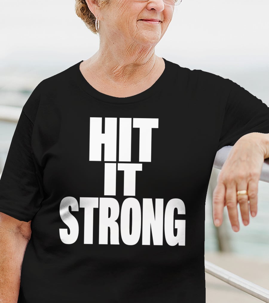 Public Enemies Podcast Hit It Strong Theenemiespe3 T-Shirt