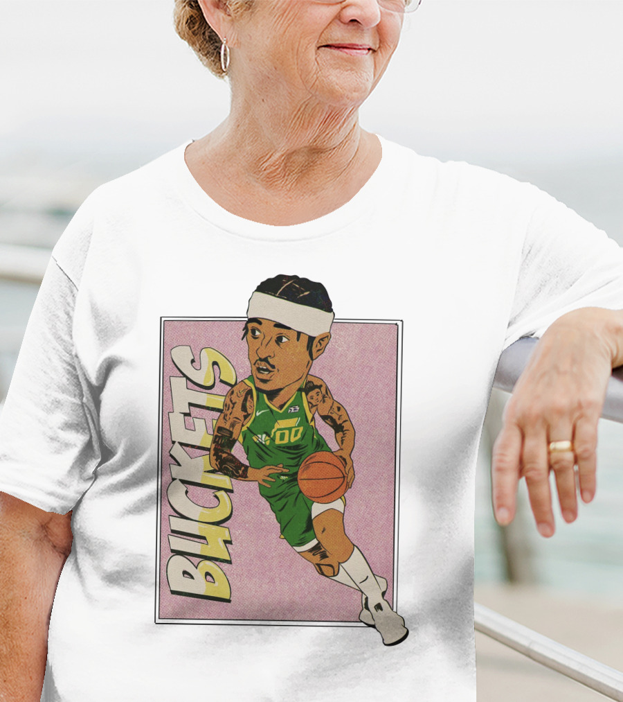 Jordan Clarkson Utah Jazz Buckets Basketball T-Shirt